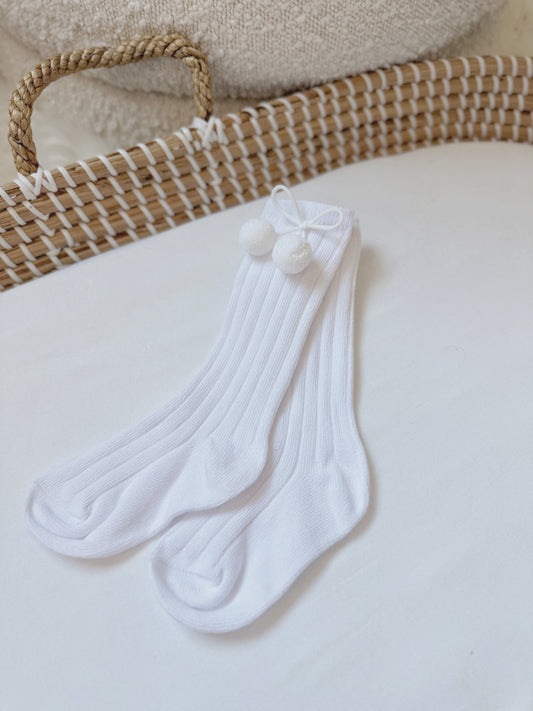 Halo Socks - White