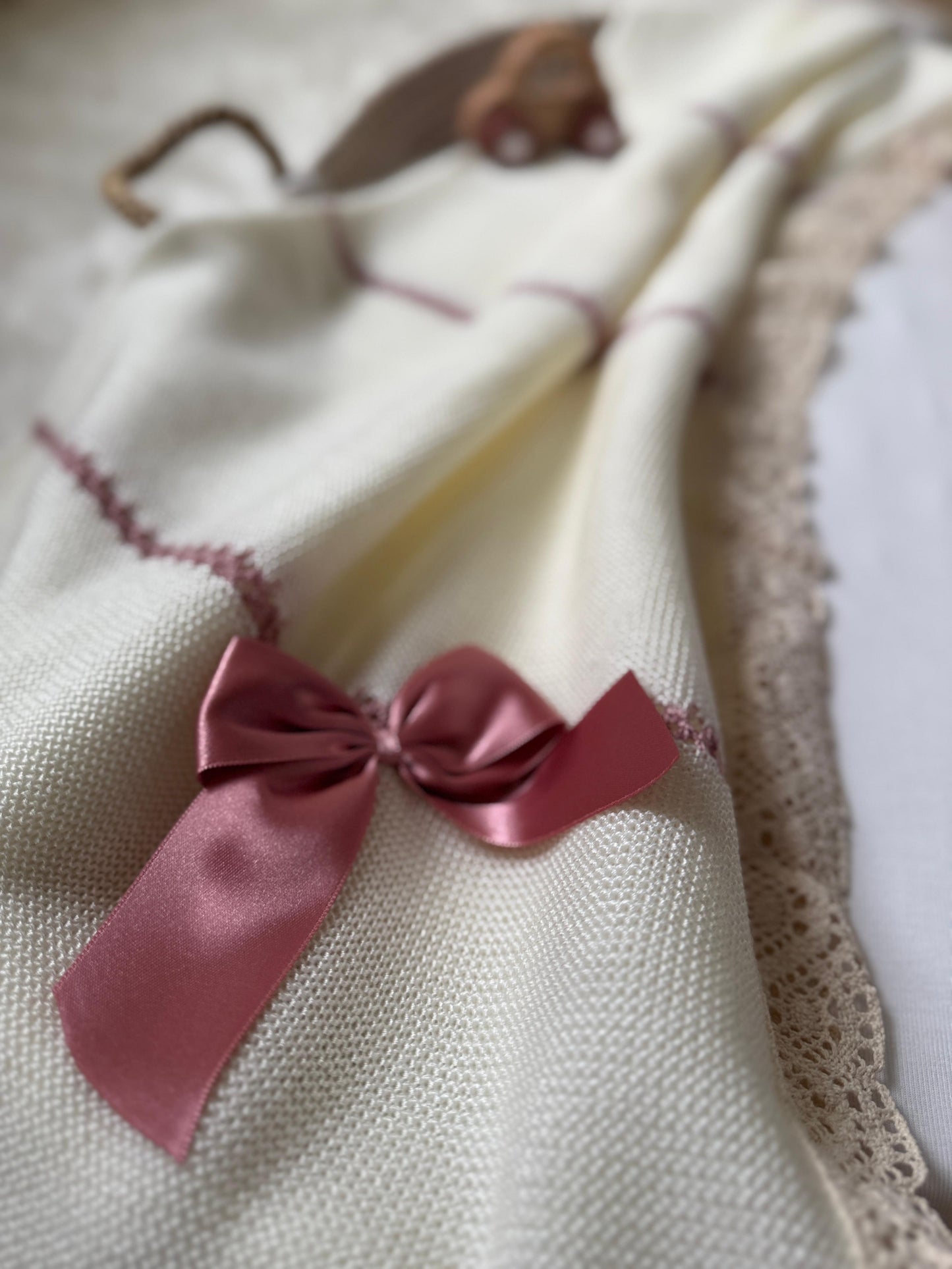 Milan Blanket - Dusty Pink