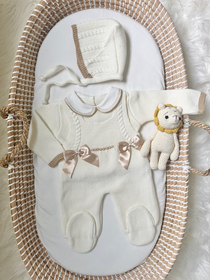 Maryana Overall - Cream/Champagne