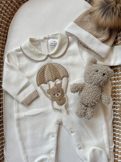 Willow Overall - White/Beige