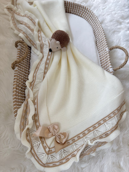 Manta Blaire - Crema/Champán