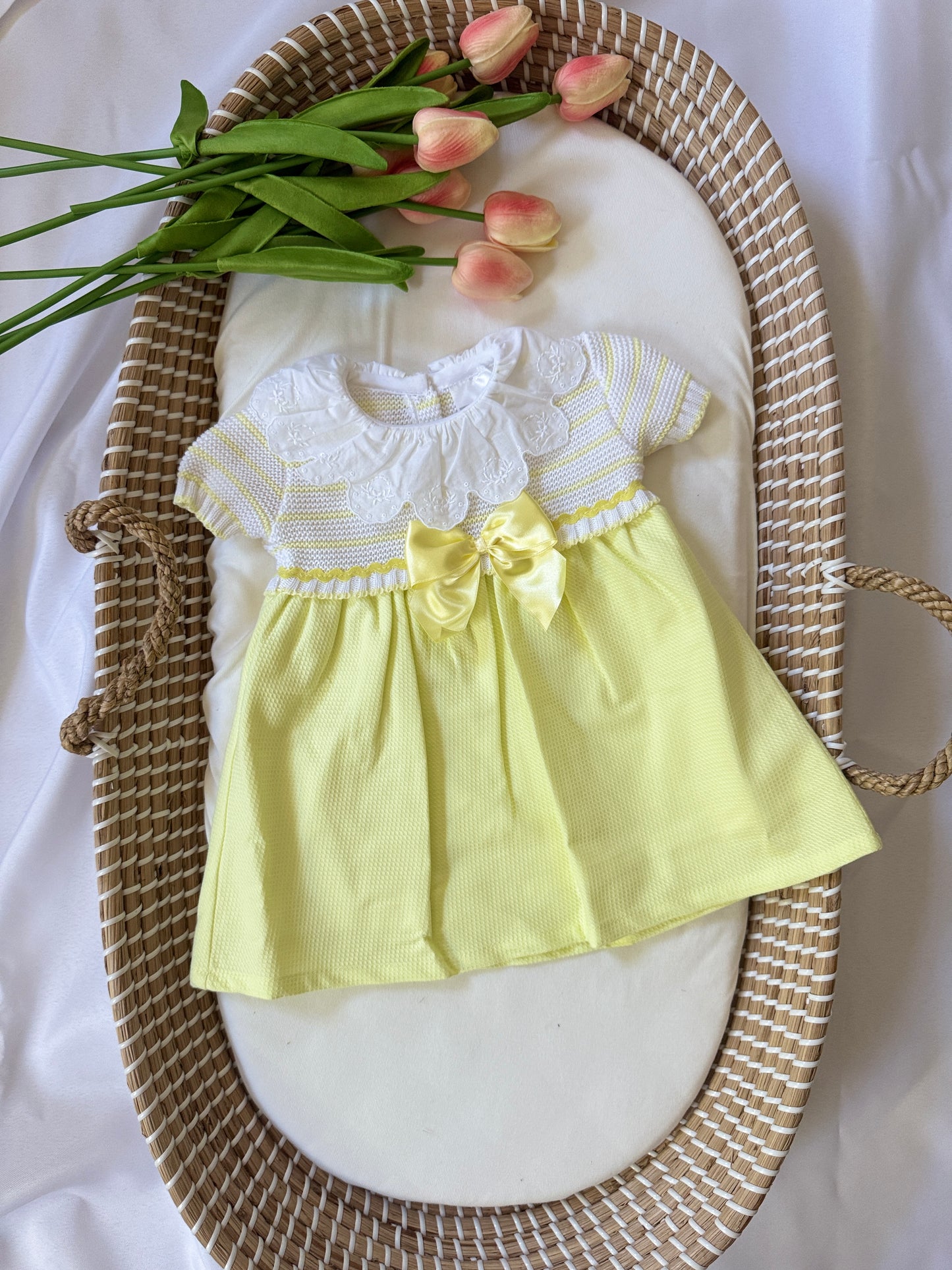Tabitha Dress - Lemon Yellow