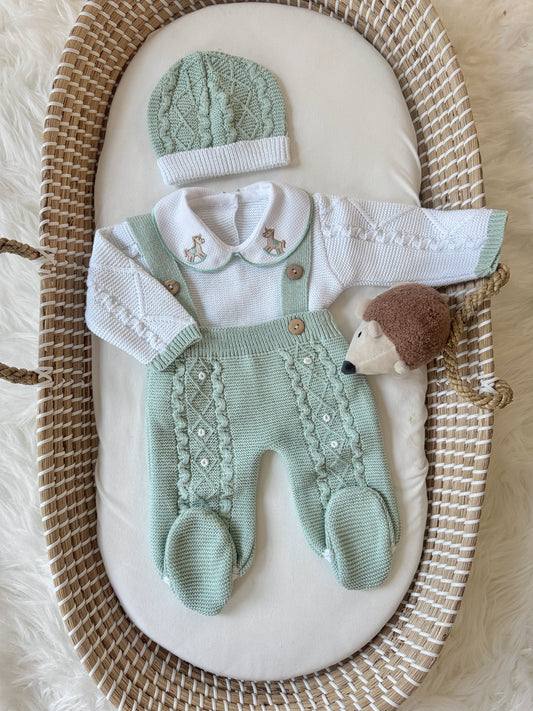 Liam Overall - Sage Green/White