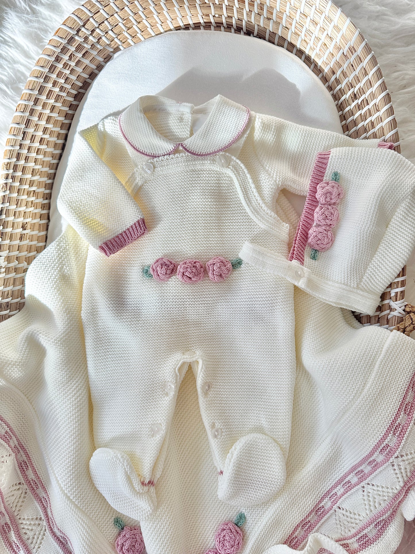 Rose Overall - White