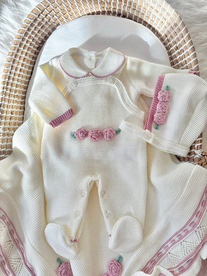 Rose Overall - White