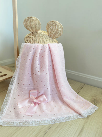 Manta Caramelo - Rosa