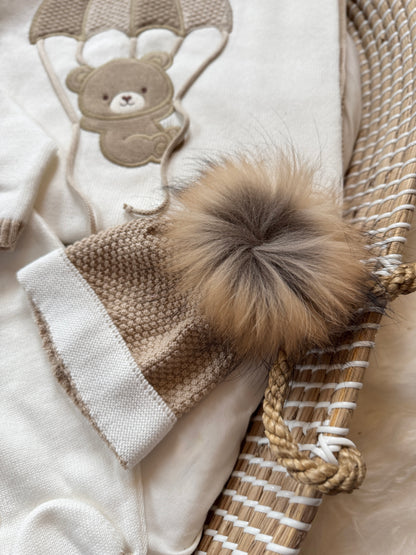 Willow Overall - White/Beige