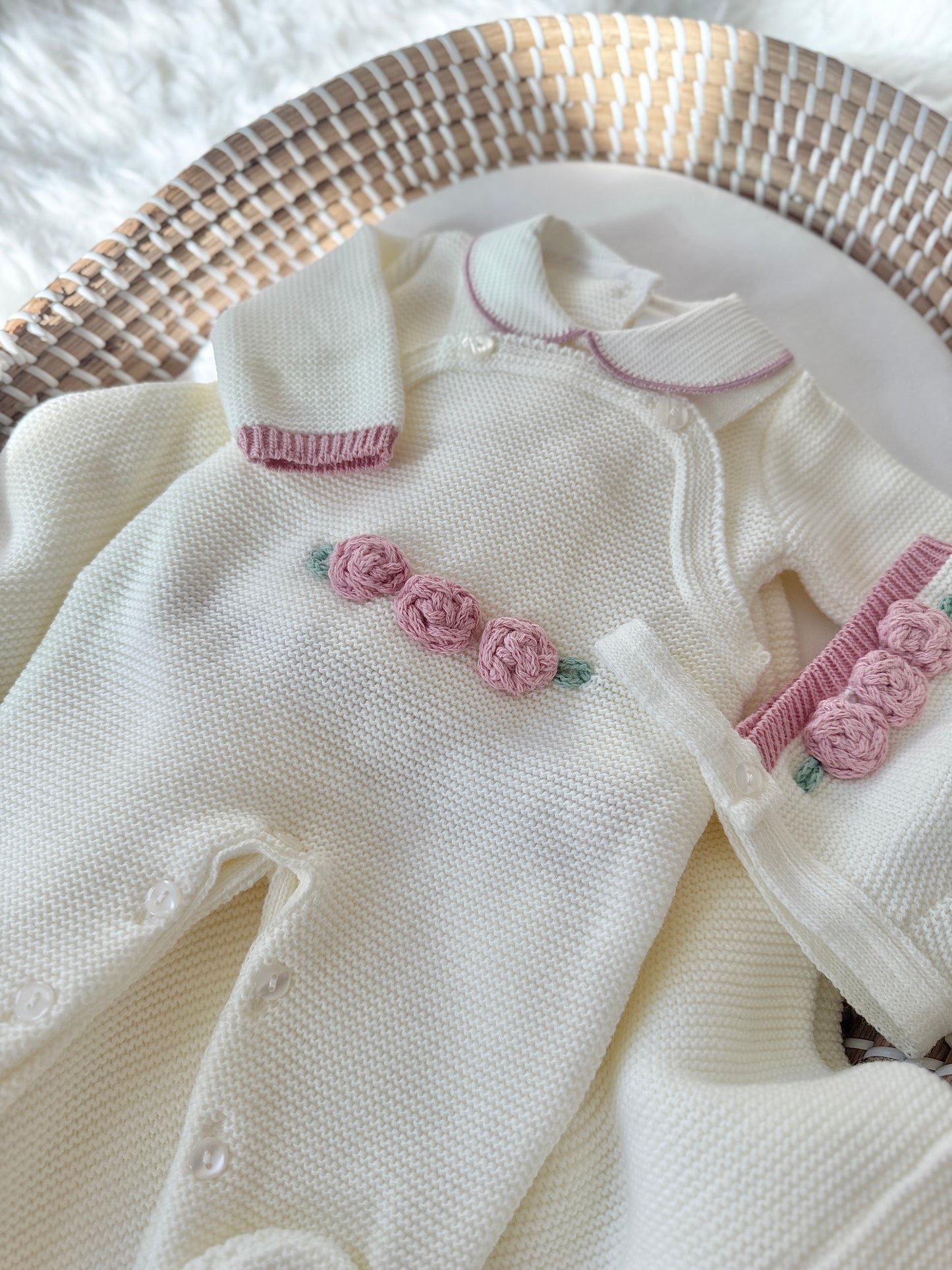 Rose Overall - White