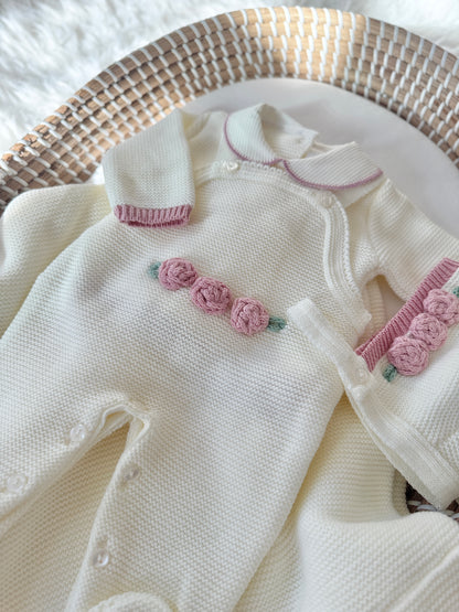 Rose Overall - White