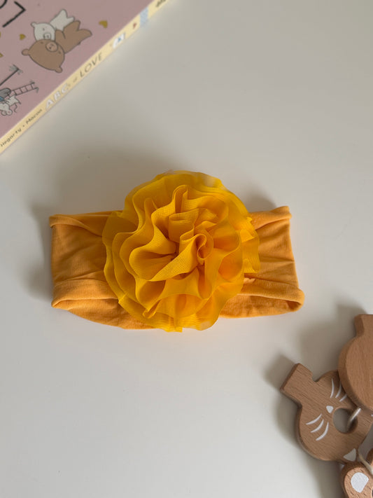Mustard - Flower Headband