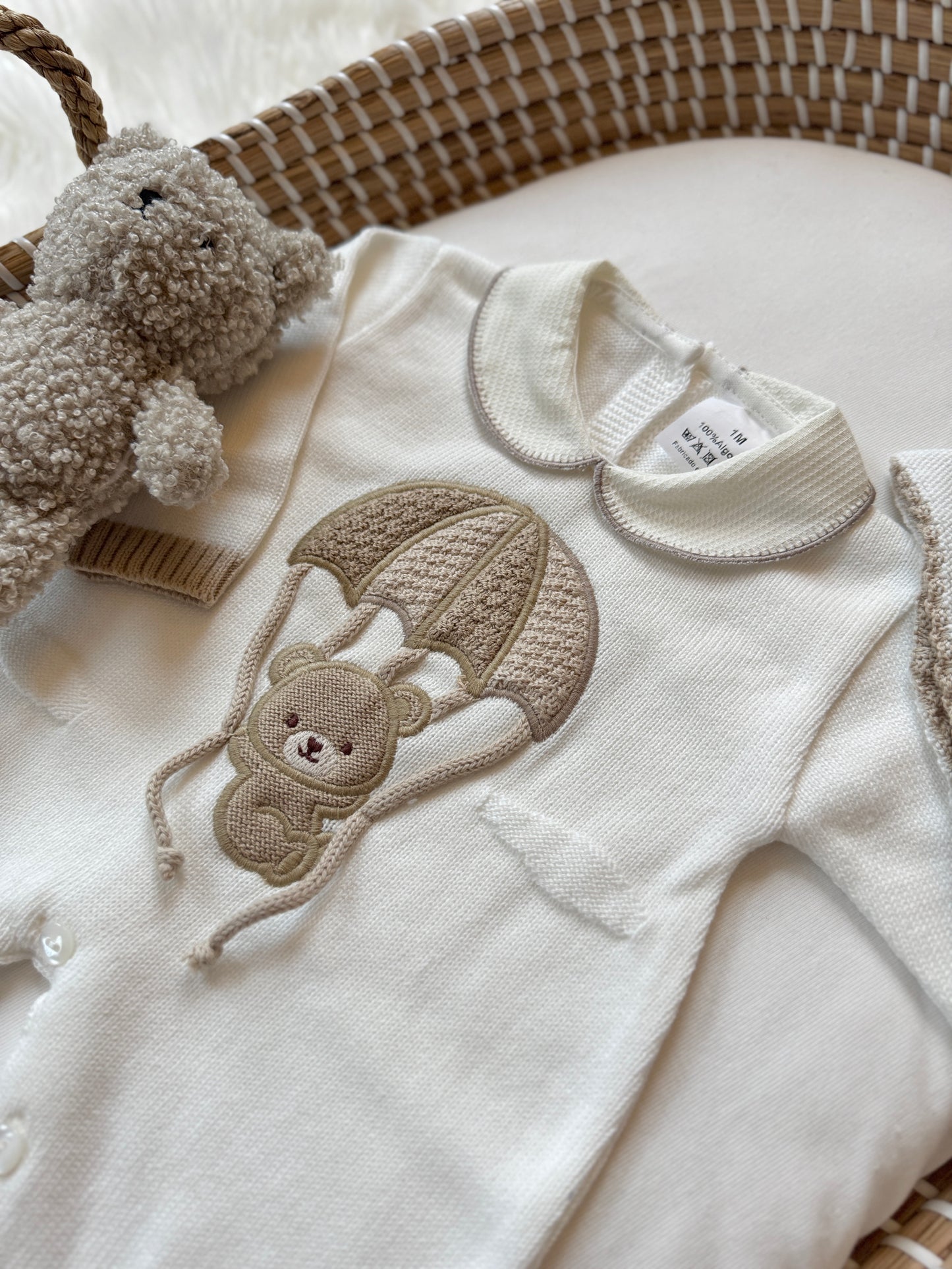 Willow Overall - White/Beige