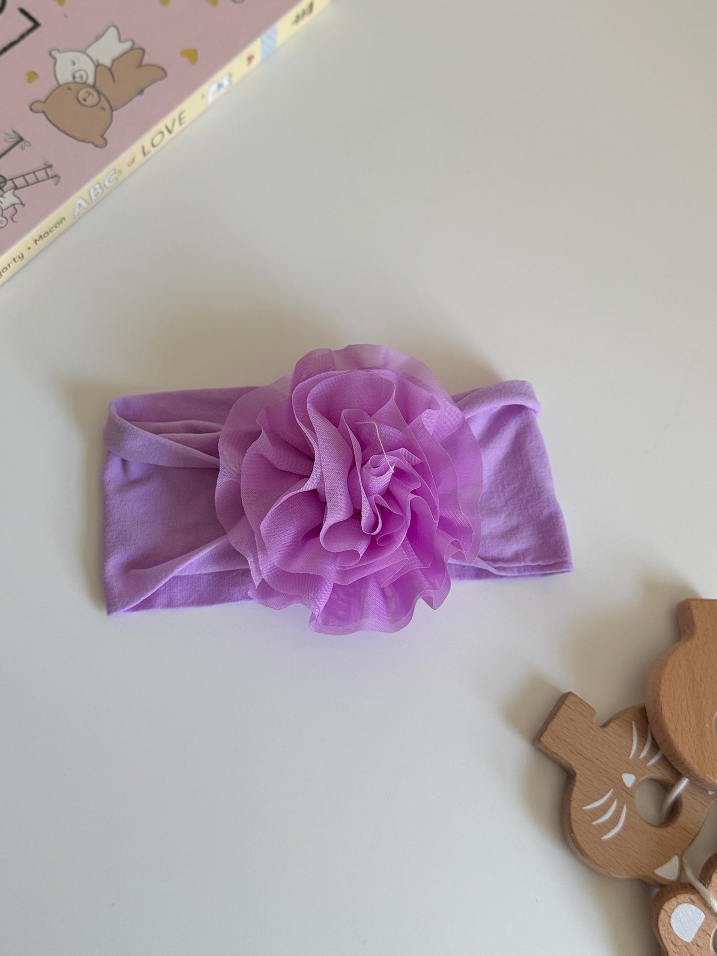 Mauve - Flower Headband
