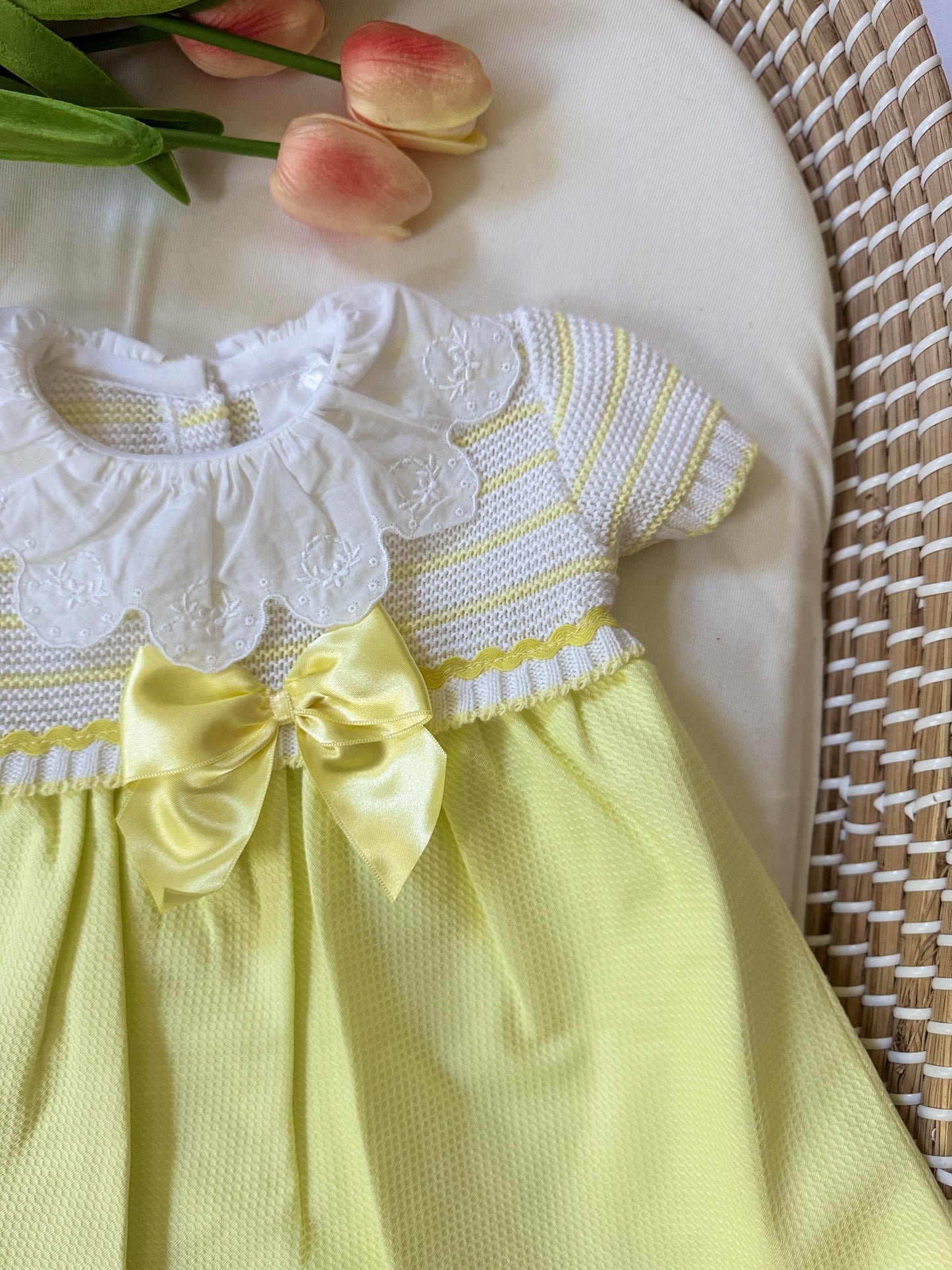 Tabitha Dress - Lemon Yellow