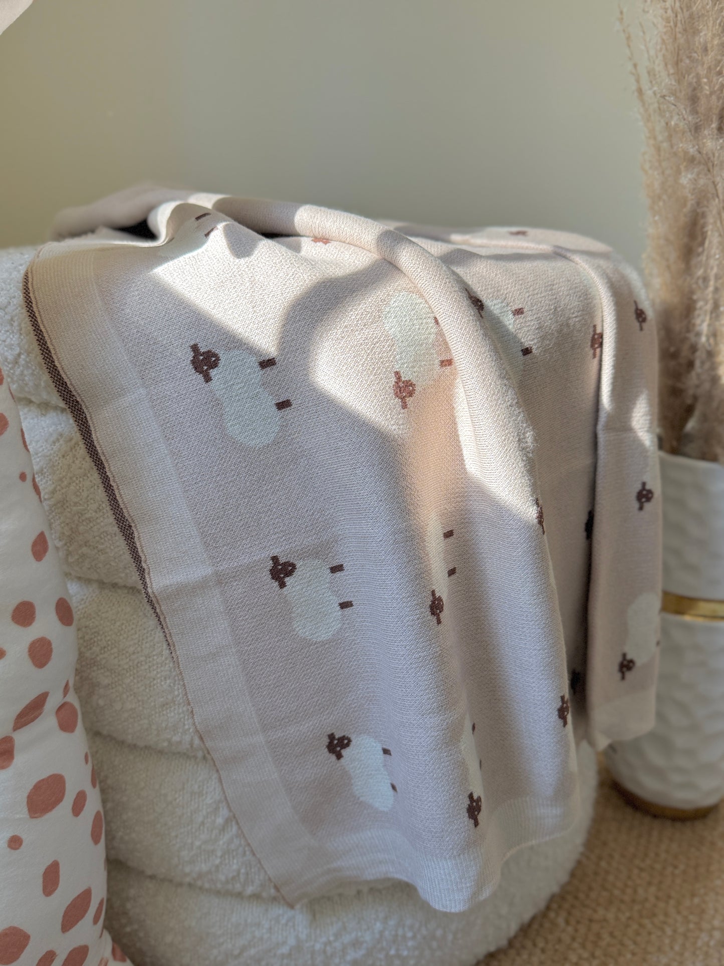 Manta de oveja - Beige