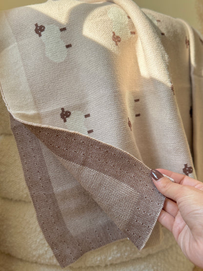 Manta de oveja - Beige