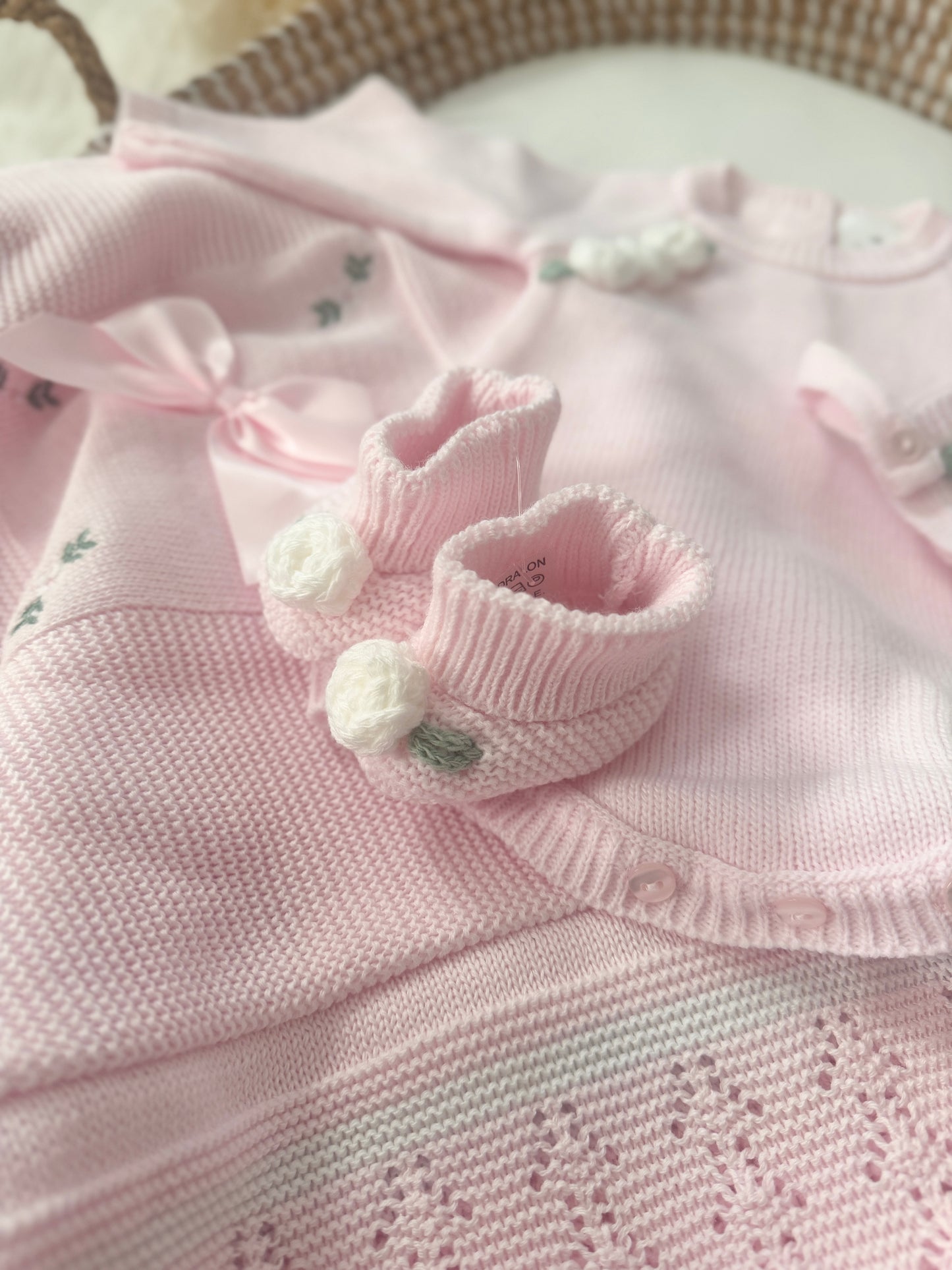 Rose Romper - Light Pink