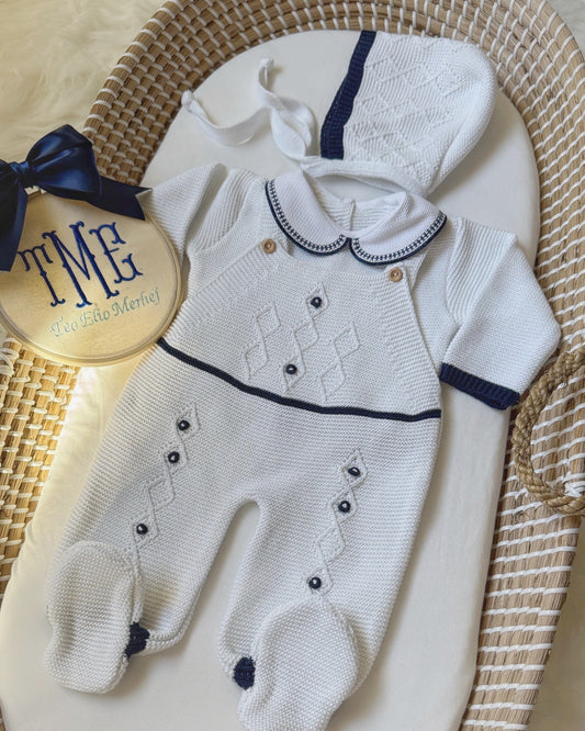 Teo Overall - Navy Blue