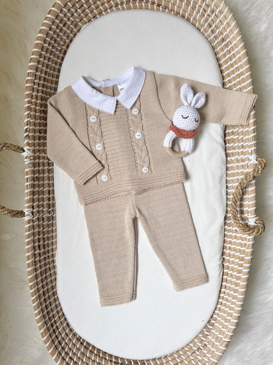 Luke Set - Beige & White