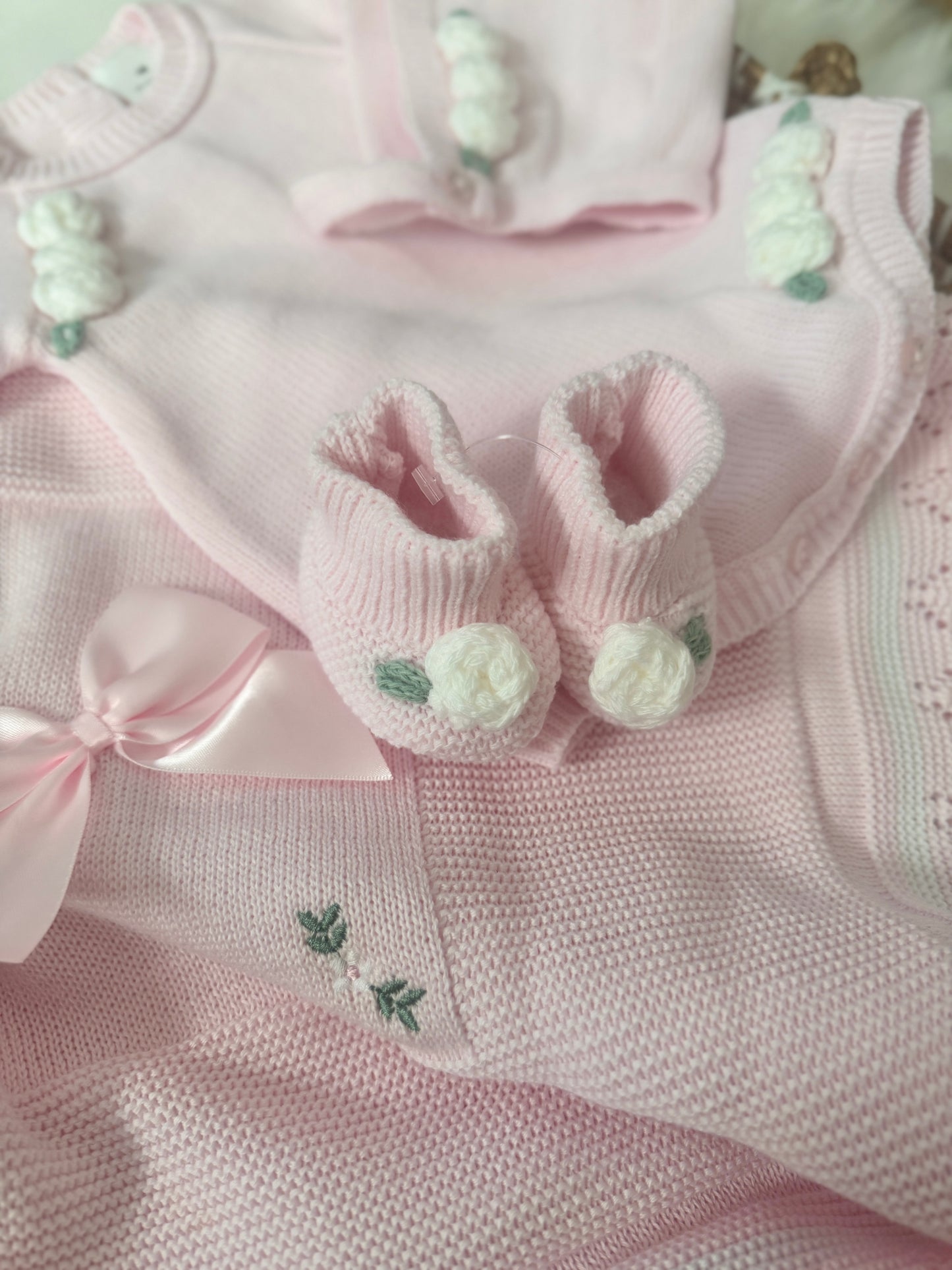 Rose Romper - Light Pink