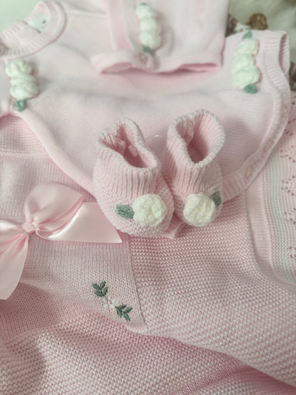 Rose Romper - Light Pink