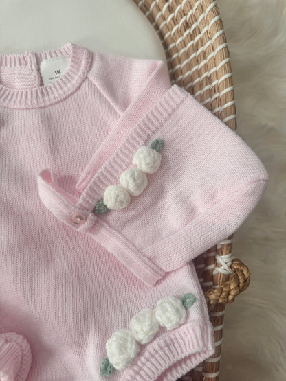 Rose Romper - Light Pink