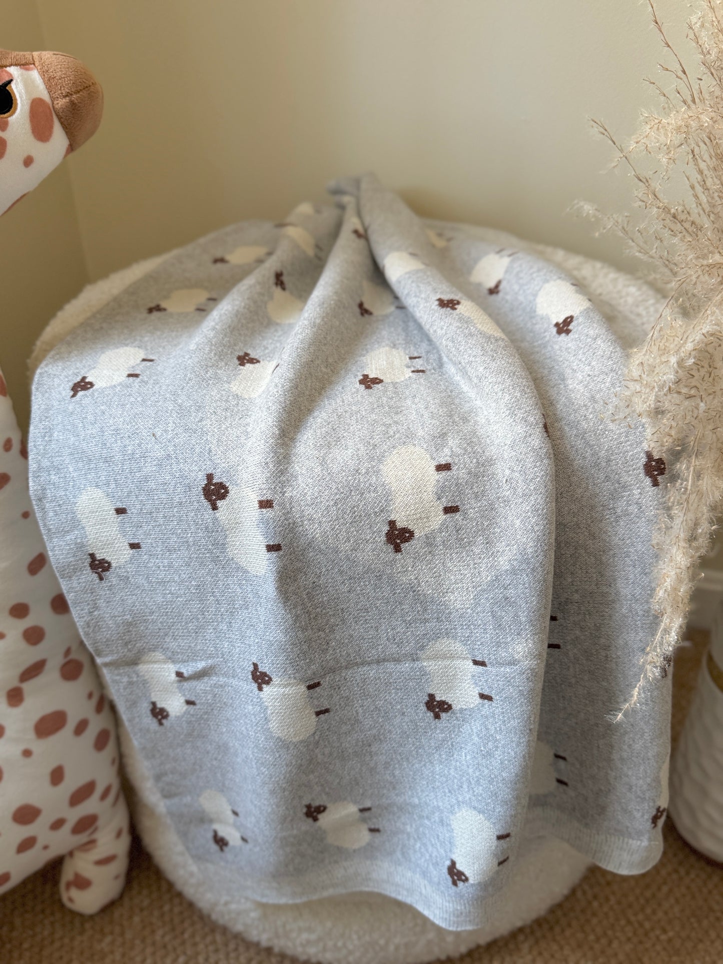 Manta de oveja - Gris