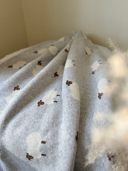 Manta de oveja - Gris