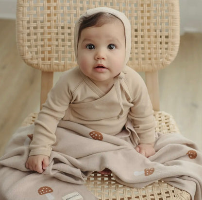 Mushroom Blanket - Beige