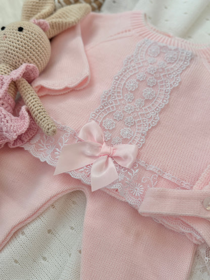 Fidelia Knitted Set - Pink