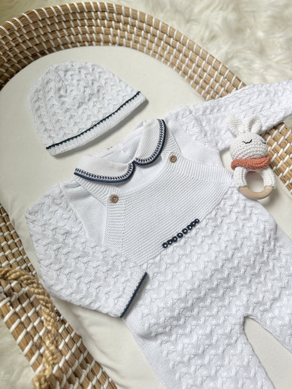 Jude Overall - White/Navy Blue