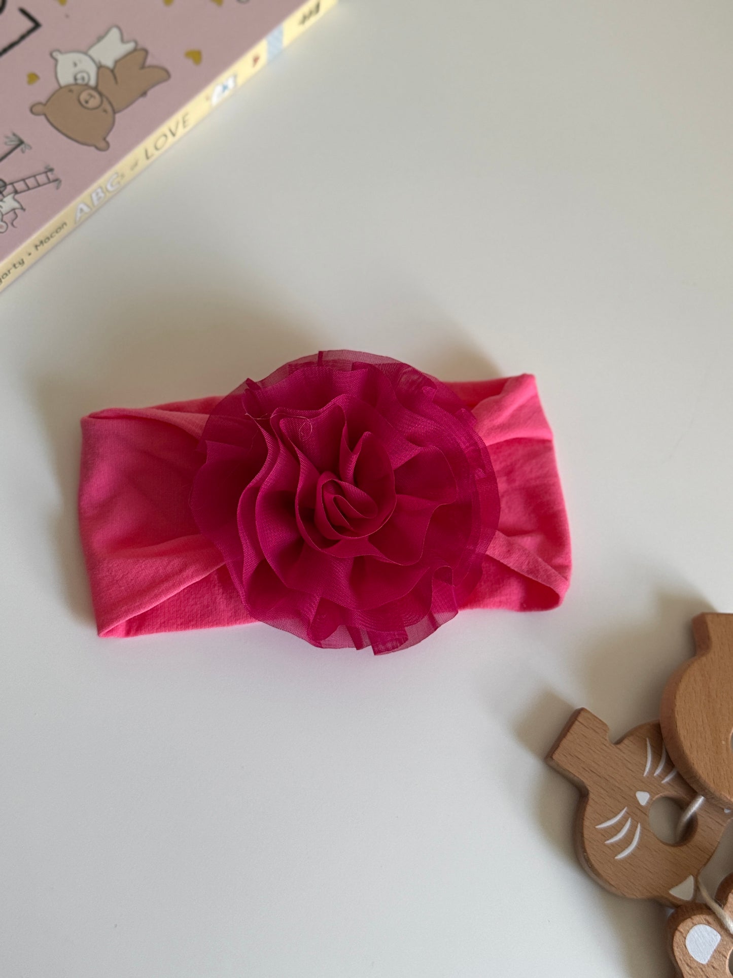 Deep Pink - Flower Headband