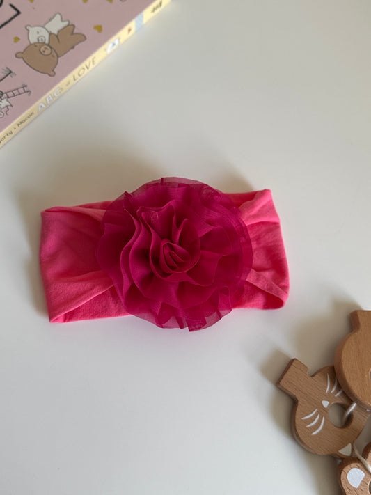 Deep Pink - Flower Headband
