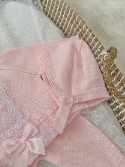 Fidelia Knitted Set - Pink