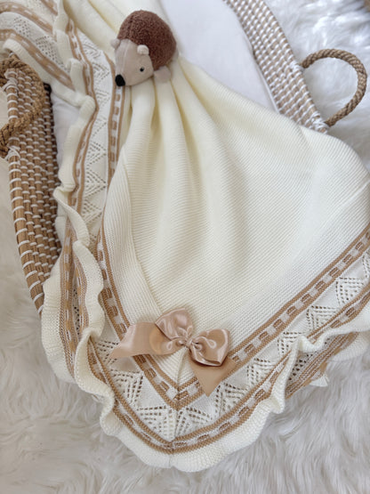 Manta Blaire - Crema/Champán