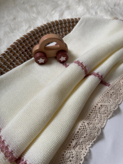 Milan Blanket - Dusty Pink