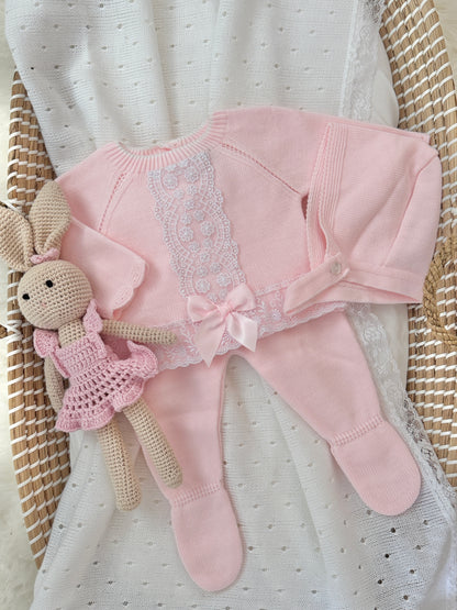 Fidelia Knitted Set - Pink