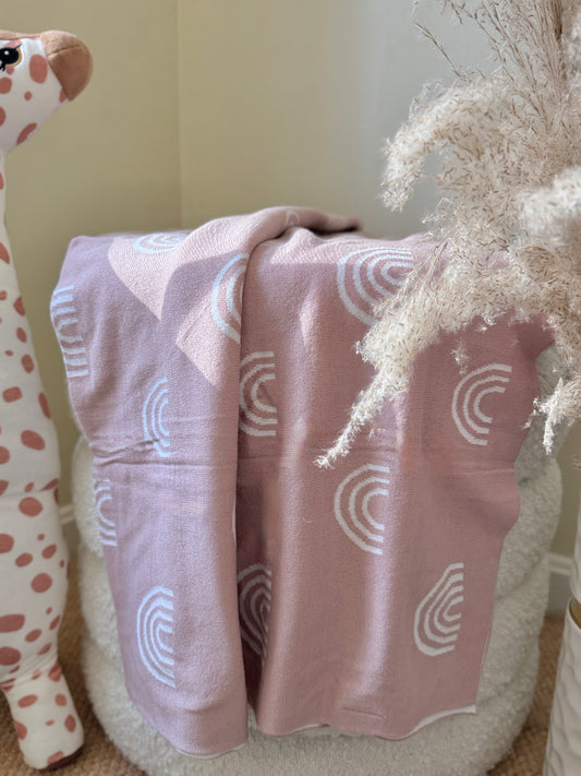 Rainbow Blanket - Pink