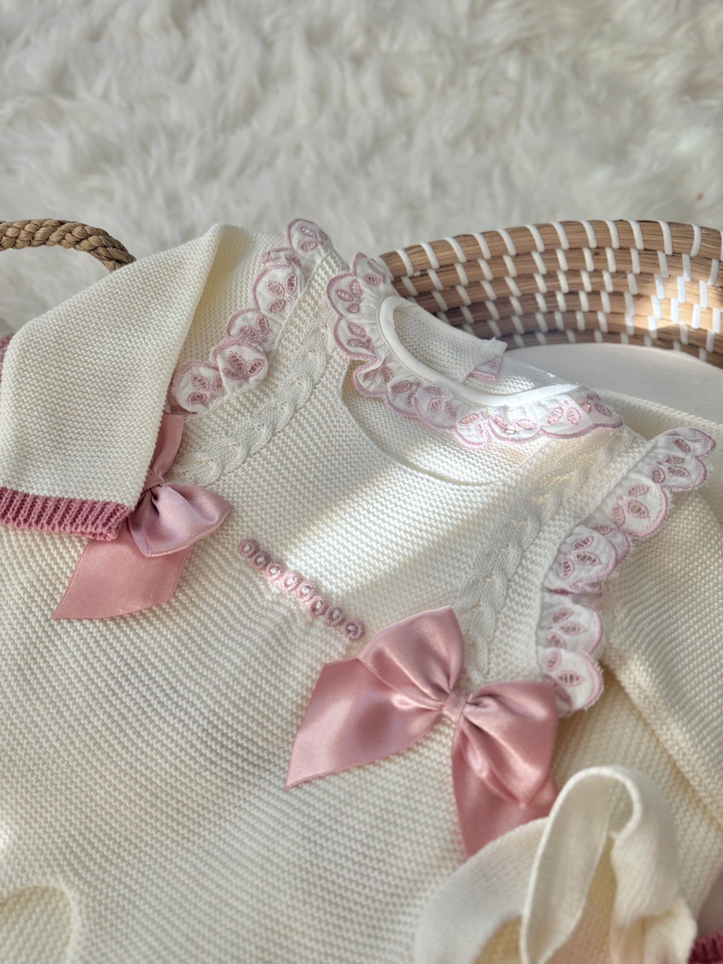 Mono Amelia - Crema/Rosa polvoriento