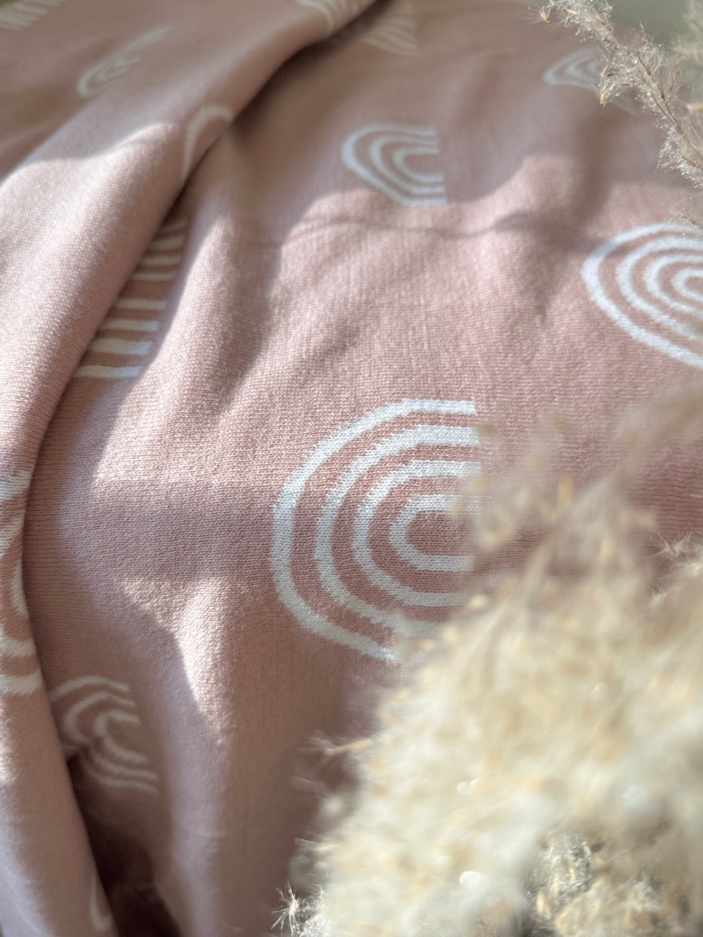 Manta arcoíris - Rosa