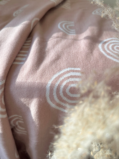 Manta arcoíris - Rosa