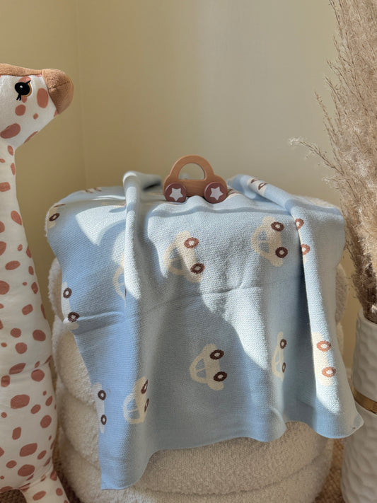 Car Blanket - Blue
