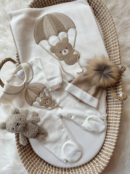 Willow Overall - White/Beige