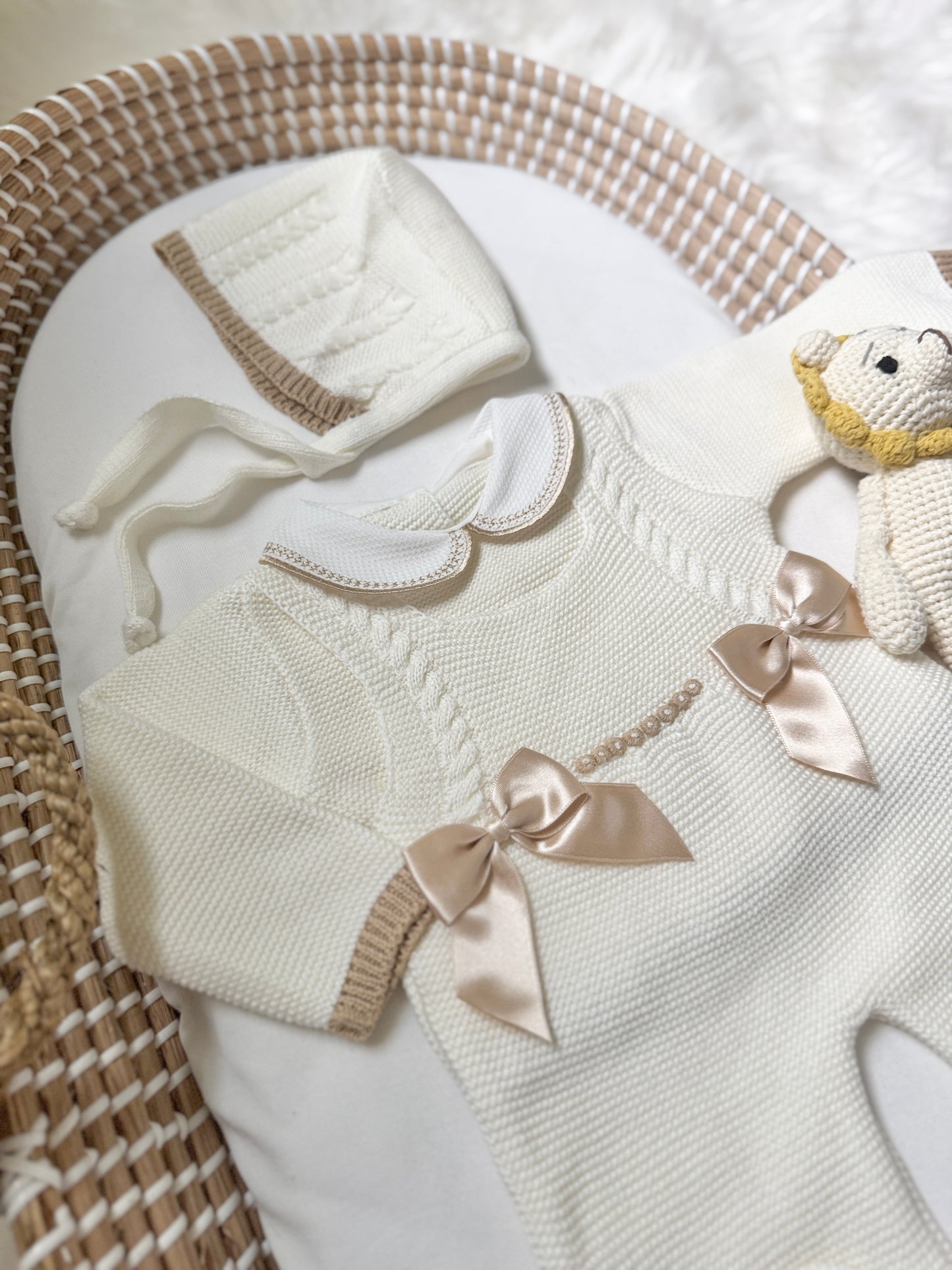 Maryana Overall - Cream/Champagne