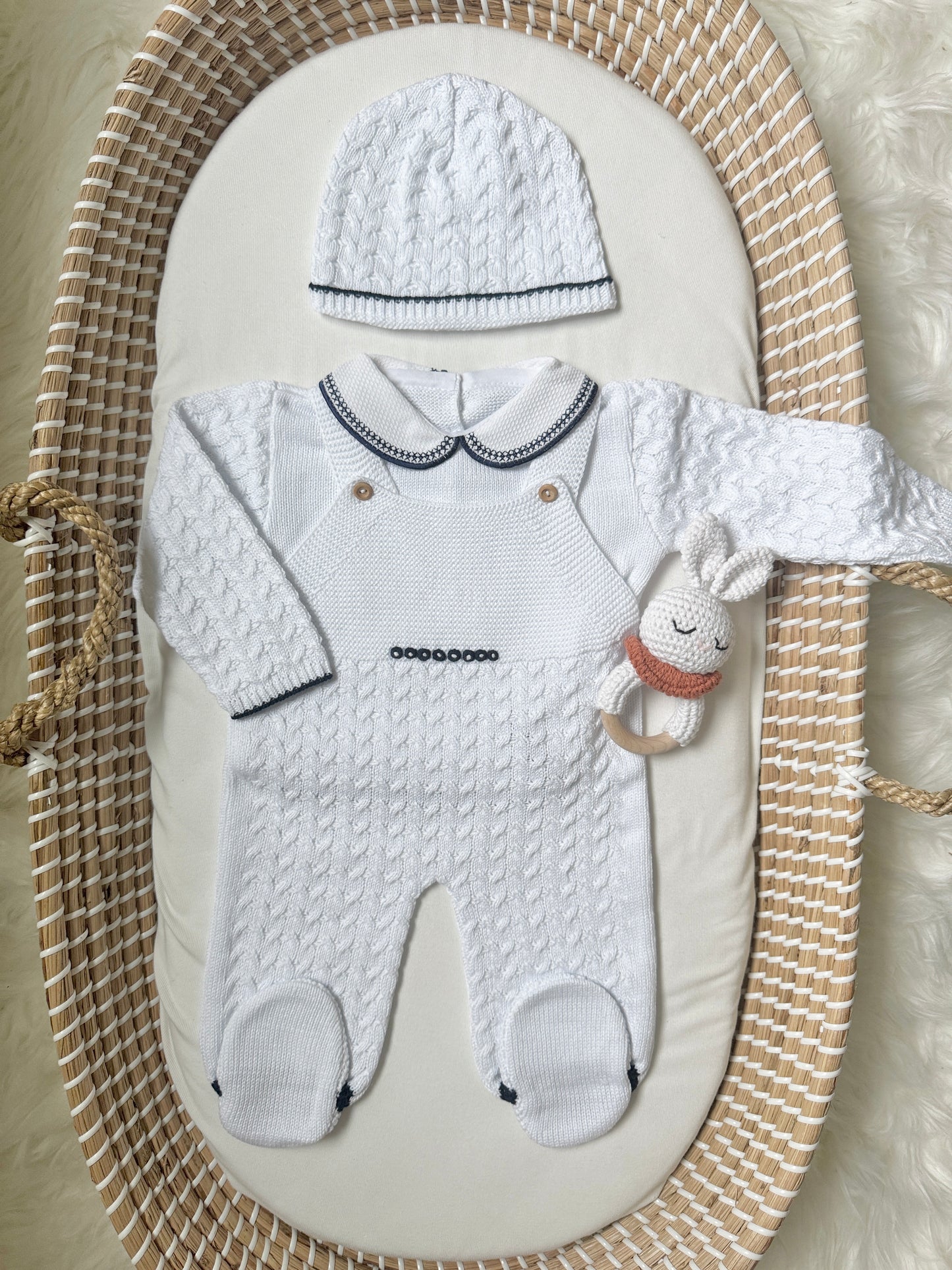Jude Overall - White/Navy Blue