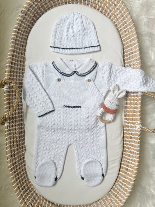 Jude Overall - White/Navy Blue