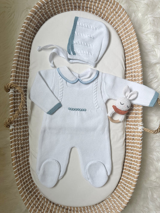 Aiden Overall - White/Blue