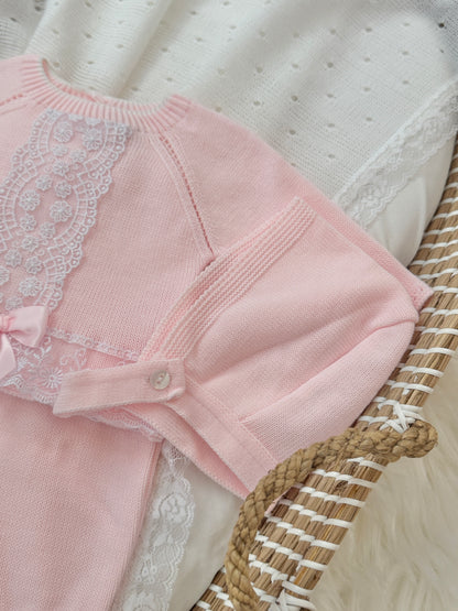 Fidelia Knitted Set - Pink