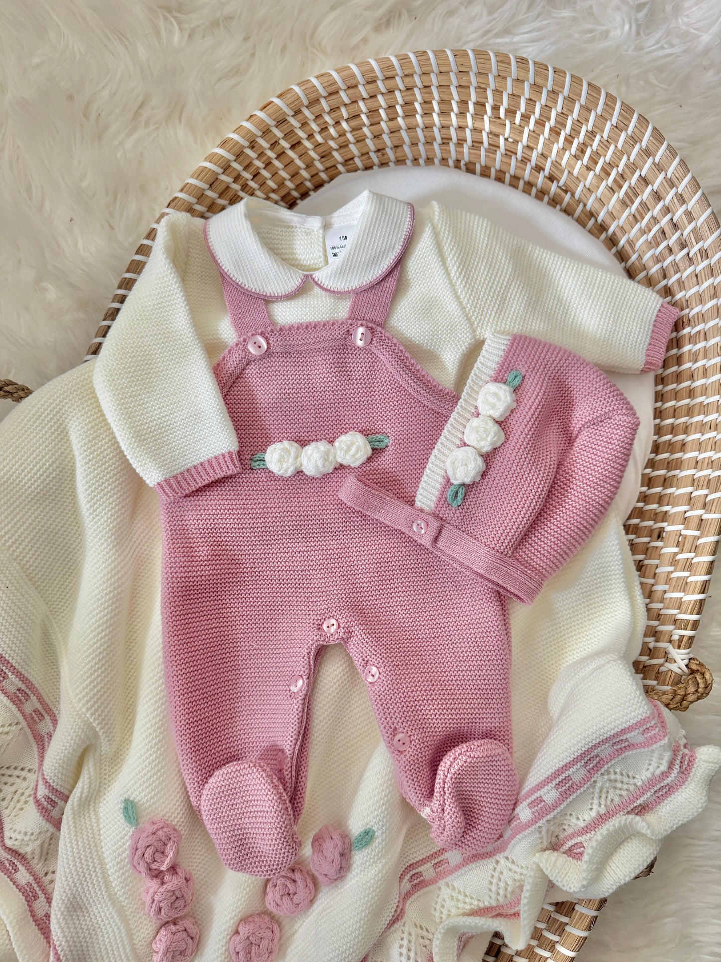 Rose Overall - Dusty Pink