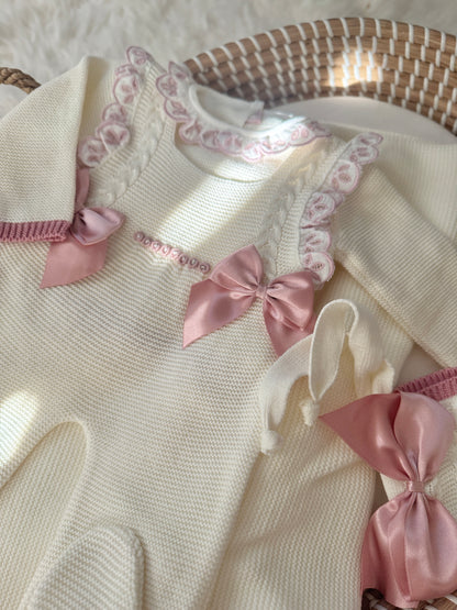 Mono Amelia - Crema/Rosa polvoriento