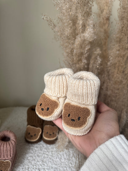 Teddy Booties - Beige